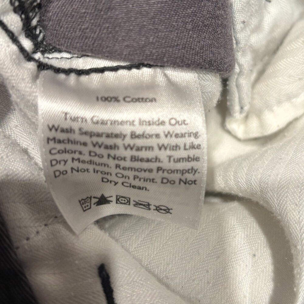 Eddie Bauer Women's Size 8L 30x34 Legendary Gray Cotton Straight Leg Chino Pants - Picture 5 of 10